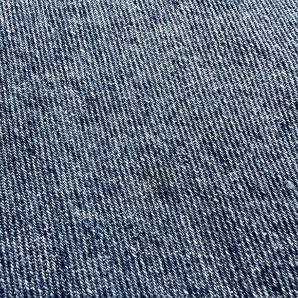 VINTAGE Lee Jeans Womens 14 Long Blue Paperbag Mom Tapered High Rise Made in USA - Picture 14 of 15